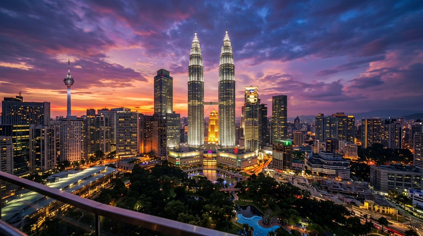 Kuala Lumpur Skyline at Dusk